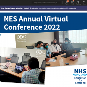 ODC will participate in the NES Annual Virtual Conference 2022